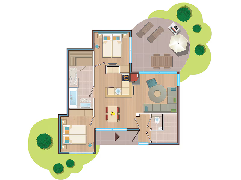 Plattegrond van BS1332