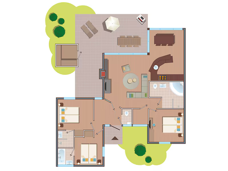 Plattegrond van BS1334