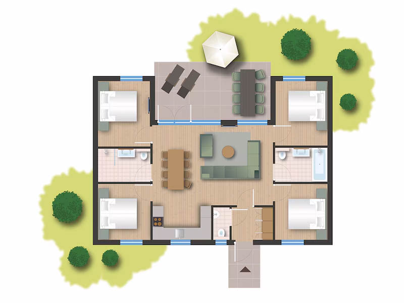 Plattegrond van NO2823