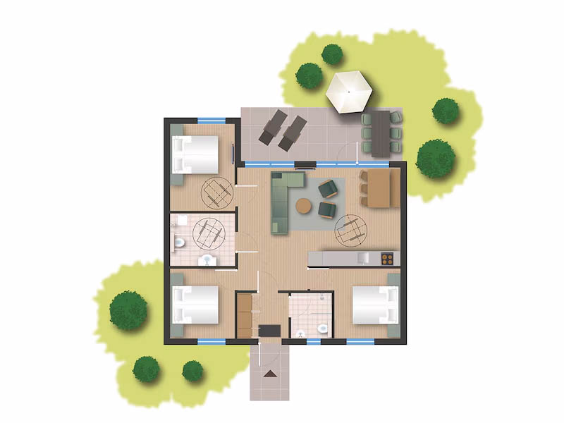 Plattegrond van NO2825