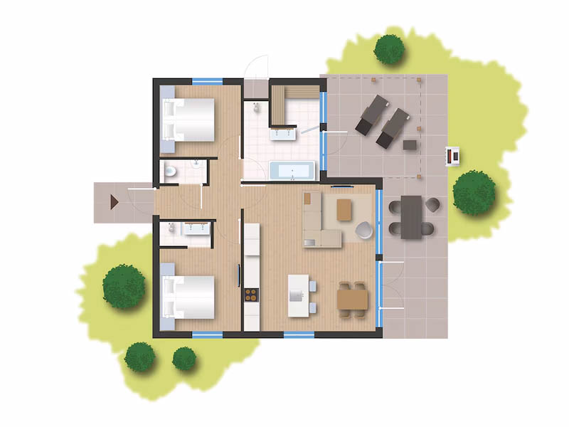 Plattegrond van NO2832