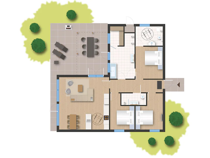 Plattegrond van NO2835