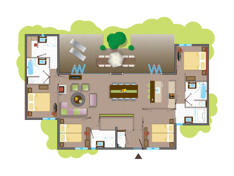 Plattegrond van TF954