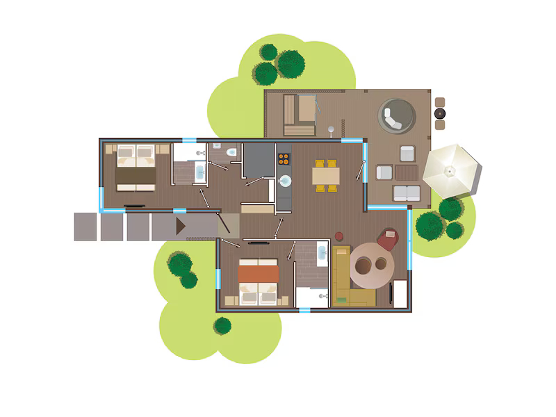 Plattegrond van TH2041